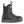 Korkers black waterproof ankle boot with grey sole and pull tabs