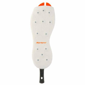 Korkers white felt wading boot replacement sole with metal studs