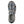 Top view of a grey and blue Korkers water shoe with a toggle lacing system
