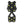 Korkers black traction cleat with yellow studs and hexagonal tread pattern