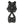 Korkers black rubber ice traction cleat with metal studs for footwear