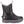 Kodiak black waterproof ankle boot with grey midsole and pink accents