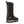 Korkers black quilted winter boot with grey midsole and heel pull tab