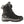 Korkers black waterproof winter boot with faux fur trim and dial lacing system