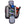 Open black and grey ski boot backpack packed with ski gear and accessories