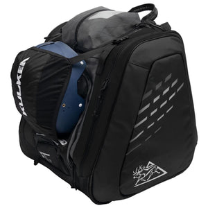 Kulkea black ski boot bag with external helmet storage