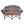 KUMA Outdoor Gear grey heated double camping chair with black frame