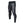 Black compression leggings with textured front panels