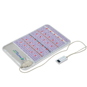 HealthyLine infrared heating mat with embedded crystals and handheld controller