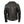 Back view of Milwaukee Leather black motorcycle jacket with laced shoulder and waist detailing