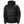 Helly Hansen black hooded puffer jacket with front zipper and chest pocket