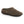 Acorn brown felt mule slipper with dark brown sole