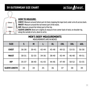 Open Box ActionHeat 5V Men's Classic Heated Fleece Vest