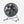 Vornado grey spherical desk fan with metal wire stand