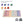 HealthyLine Rainbow Chakra Mat Small 4020 with seven gemstones and weight specifications