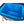 Interior view of an open cooler with a bright blue plastic liner