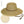Polar Products straw sun hat with brown chin strap and cooling insert