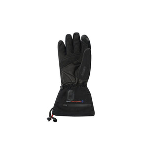 Lenz black heated glove with battery compartment and zipper