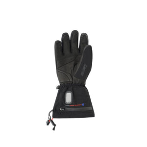 Lenz black heated glove with zippered battery compartment and wrist strap