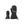 Lenz black heated mittens with zippered battery compartment