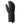 Lenz black quilted winter mitten with adjustable wrist strap