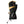 Lenz black and yellow heated mitten with adjustable wrist strap