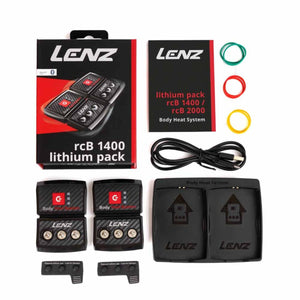 Lenz lithium pack rcB 1400 battery kit with charger and accessories