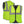 Fieldsheer high visibility lime yellow quilted safety vest with reflective strips