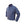 Navy blue zip up windbreaker jacket with high collar