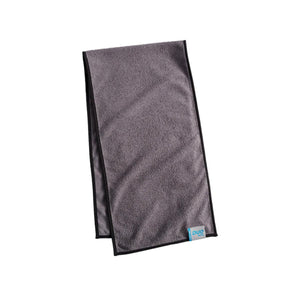 Mission grey Duo cooling towel with black trim