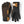 Hestra brown and black leather gloves with Gore-Tex Infinium branding