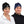 Woman wearing black Mission beanie and man wearing navy blue Mission beanie