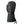 Black Lenz quilted winter mitten with adjustable wrist strap and drawstring cuff