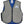 HyperKewl grey quilted cooling vest with blue interior and zipper closure