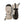 Hestra beige and black winter mittens with adjustable wrist straps and logo patch