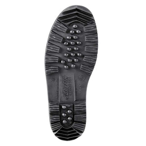 Black Baffin boot tread sole with textured grip pattern