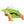 Chill-Its lime green hard hat brim shade being attached to a white hard hat