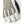 Hestra glove with grey textured fabric and white leather detailing