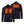 Black long sleeve quarter zip heated shirt showing front and back heating elements