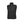 Macna black heated motorcycle vest with front zipper and high collar