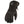 Black heated motorcycle glove with zippered battery compartment and power button