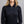 Merino Skins black long sleeve zip neck top