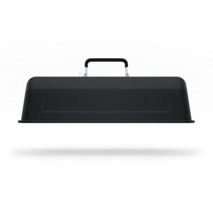 BioLite black rectangular grill lid with a top handle