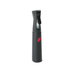 MiHigh black continuous spray bottle with red logo