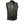 Milwaukee Leather black motorcycle vest with side laces and chest pockets