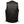 Back view of Milwaukee Leather black leather vest with side lace detailing