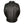 Back view of a black Milwaukee Leather motorcycle jacket with vertical vents
