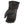 Black leather motorcycle glove with velcro wrist strap