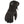 Black heated motorcycle glove with zippered battery compartment and power button