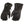 Milwaukee Leather black heated motorcycle gloves with wrist straps and battery pocket